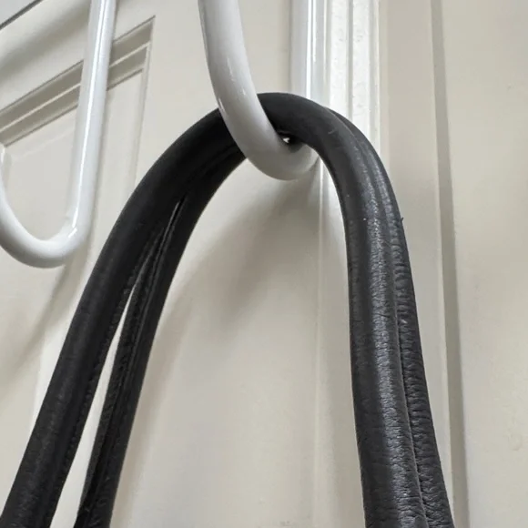 Michael Kors Large Black Studded Satchel with Gold Details - Picture 4 of 12